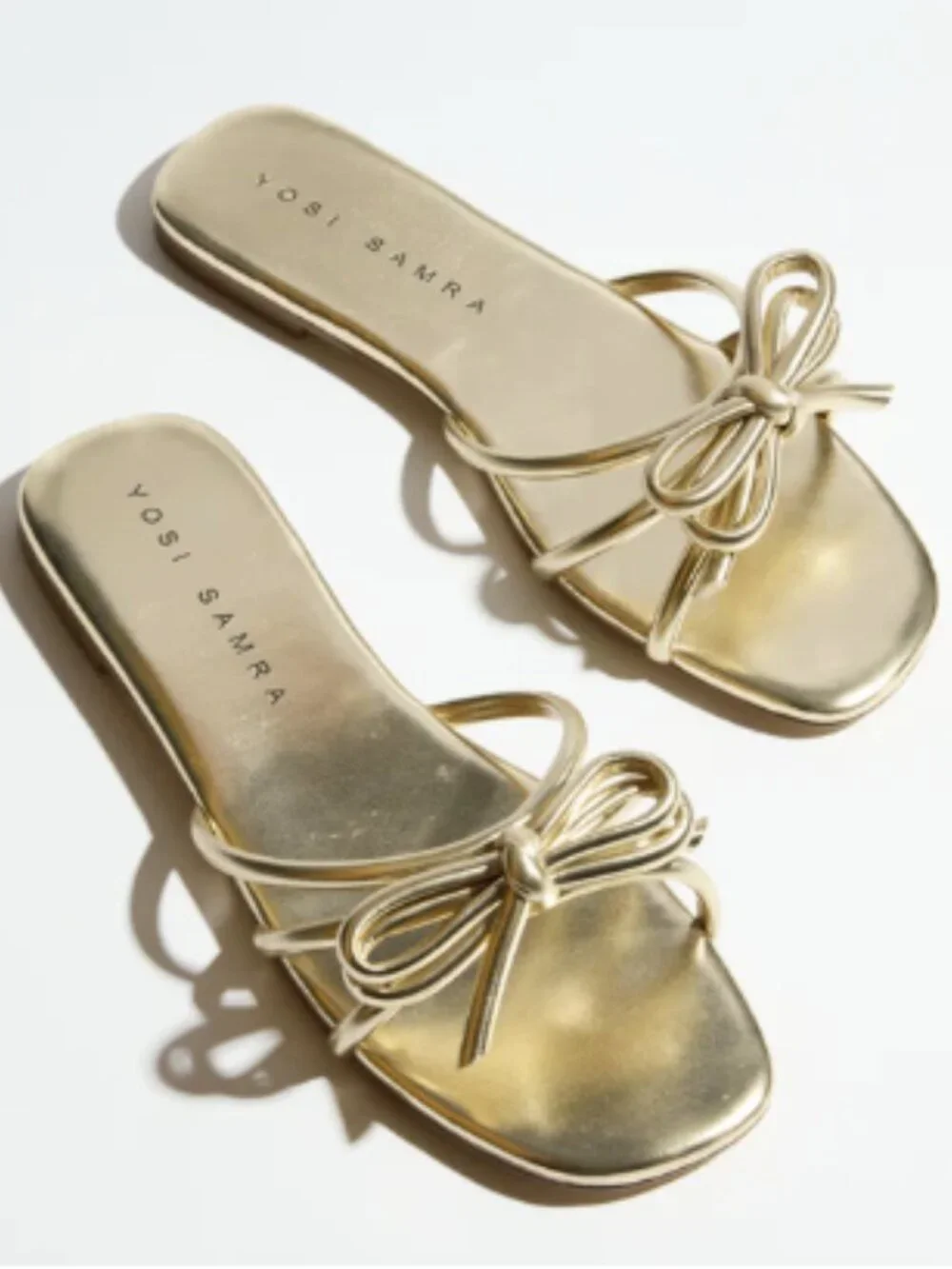 Yosi Samara Nicole Bow Sandals - Brand New in Box